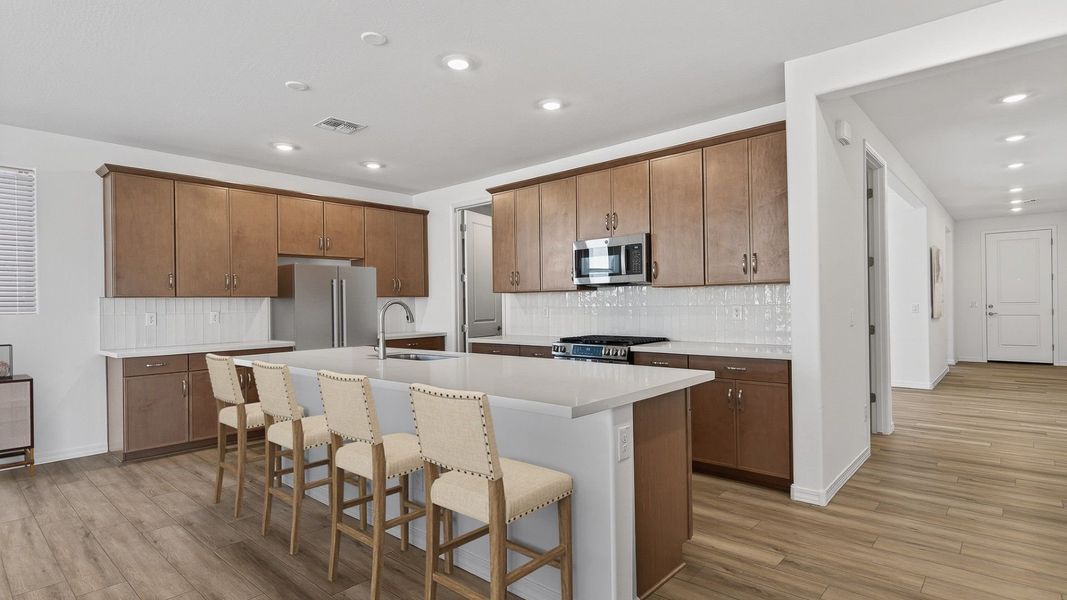 Furnished interior view inside a new home in The Grove at El Cidro, Goodyear (Image 7).
