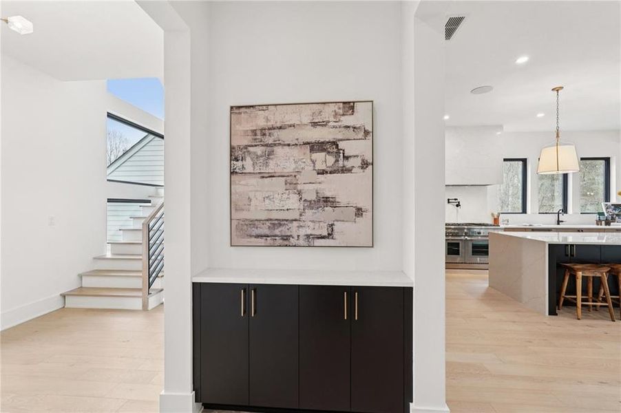 Furnished interior view inside a new home in , Roswell (Image 17).