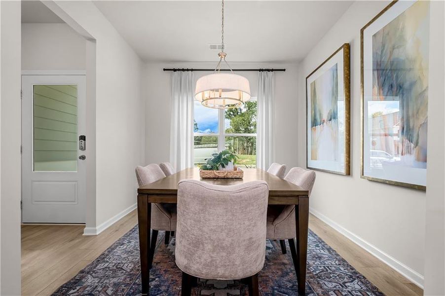 Furnished interior view inside a new home in Capstone Estates, Apison (Image 8).