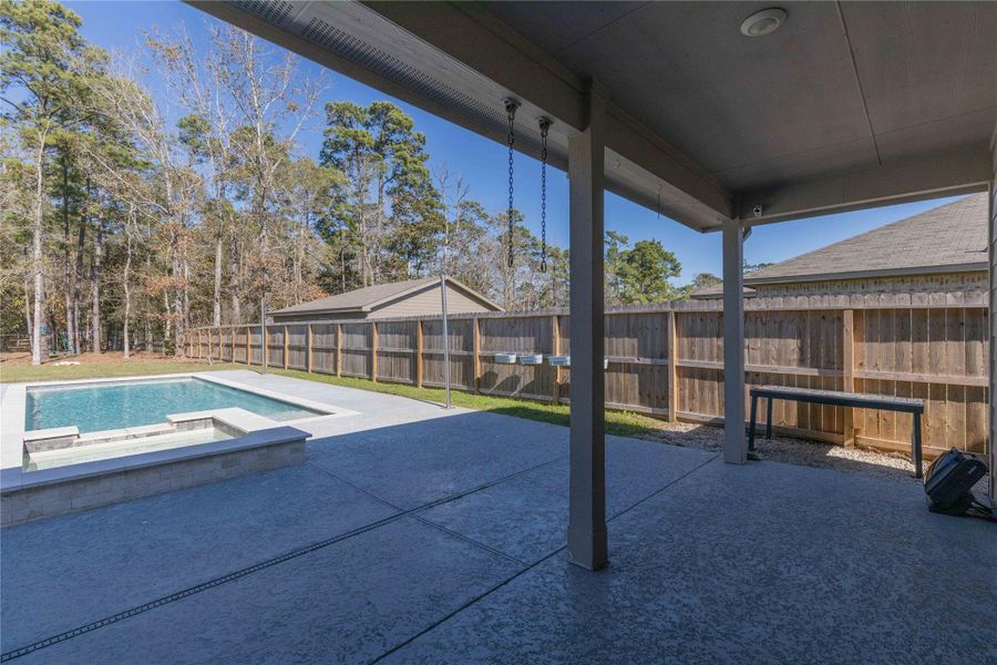 Exterior details and patio area of a home in , Anahuac (Image 26). Exterior details and patio area of a home in , Anahuac (Image 26).