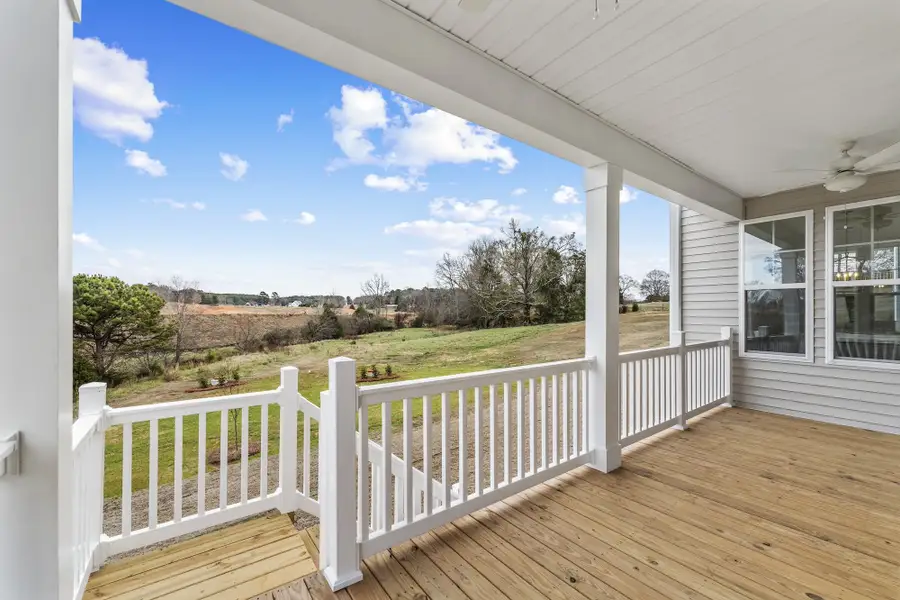 Exterior details and patio area of a home in Ridgecrest at Midway, Anderson (Image 4).