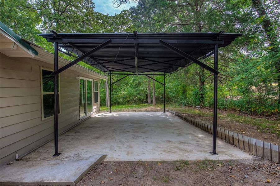 View of patio