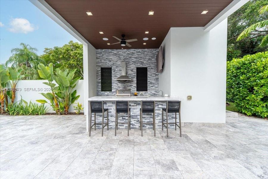 Exterior details and patio area of a home in , Pinecrest (Image 27).
