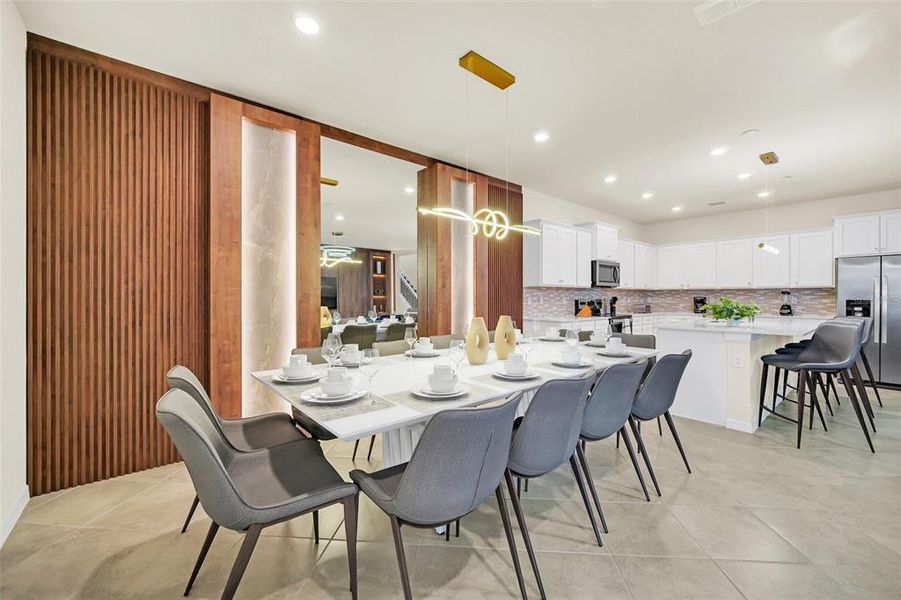 Furnished interior view inside a new home in , Clermont (Image 29).