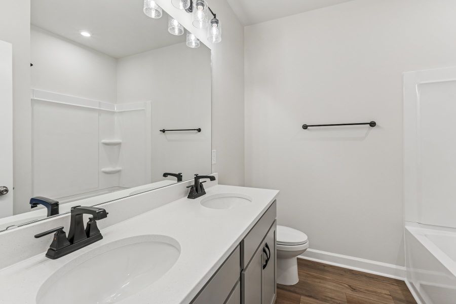 Furnished interior view inside a new home in Holding Village, Wake Forest (Image 6).