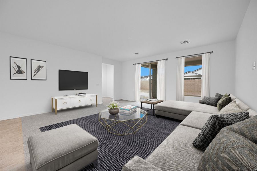 Representative furnished interior of a home built from the Origin by Taylor Morrison in Artisan at Asante Encore Collection, Surprise (Image 8). Representative furnished interior of a home built from the Origin by Taylor Morrison in Artisan at Asante Encore Collection, Surprise (Image 8).