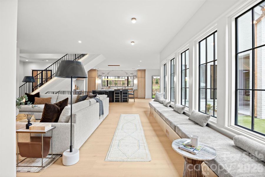 Furnished interior view inside a new home in , Charlotte (Image 45).