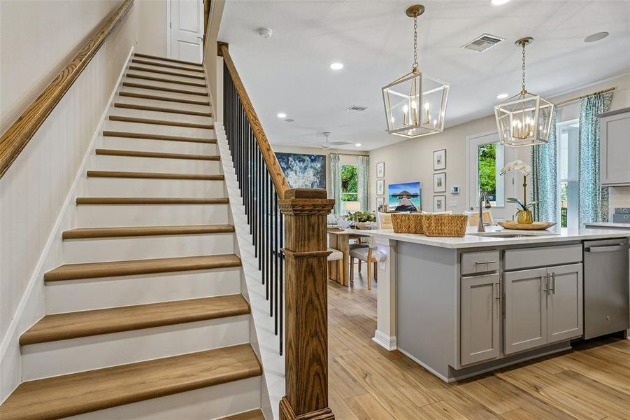 Furnished interior view inside a new home in The Brooke, Brandon (Image 35).