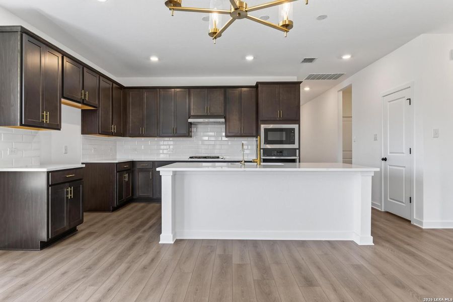 Furnished interior view inside a new home in The Wilder, Adkins (Image 7).