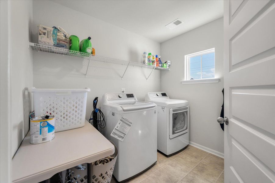 Furnished interior view inside a new home in , Johns Island (Image 48).