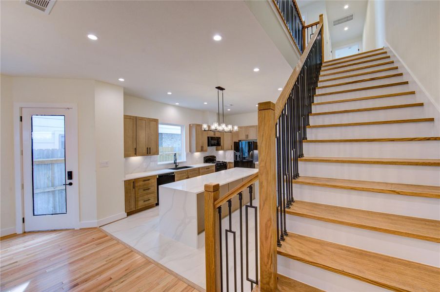 Furnished interior view inside a new home in , Houston (Image 12).