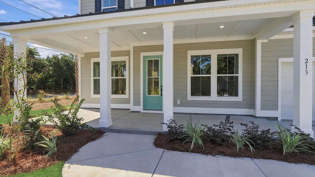 Representative furnished interior of a home built from the Stonehaven  II by DRB Homes in Oak Bend, Charleston (Image 6).