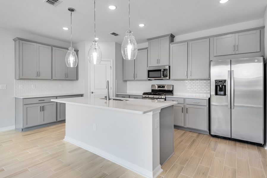 Furnished interior view inside a new home in Cherry Elm at SilverLeaf, St. Augustine (Image 5). Furnished interior view inside a new home in Cherry Elm at SilverLeaf, St. Augustine (Image 5).