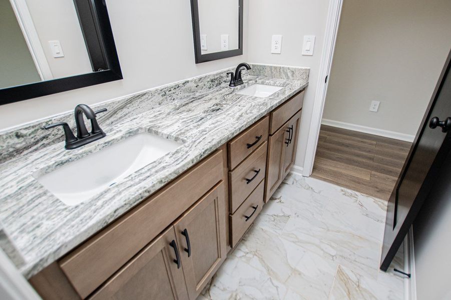 Close-up of interior finishes inside a home in WOODMONT RESERVE, Roopville (Image 23).