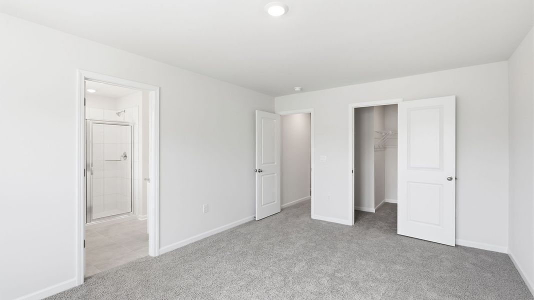 Spacious, unfurnished interior of a new home in Townes at Tap Root Farms, Fletcher (Image 26). Spacious, unfurnished interior of a new home in Townes at Tap Root Farms, Fletcher (Image 26).