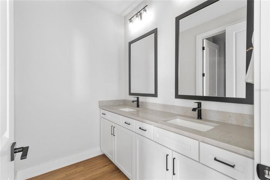 Furnished interior view inside a new home in Bella Terra, Hudson (Image 32).