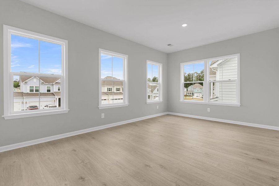 Spacious, unfurnished interior of a new home in Tidewater at Lakes of Cane Bay, Summerville (Image 28). Spacious, unfurnished interior of a new home in Tidewater at Lakes of Cane Bay, Summerville (Image 28).