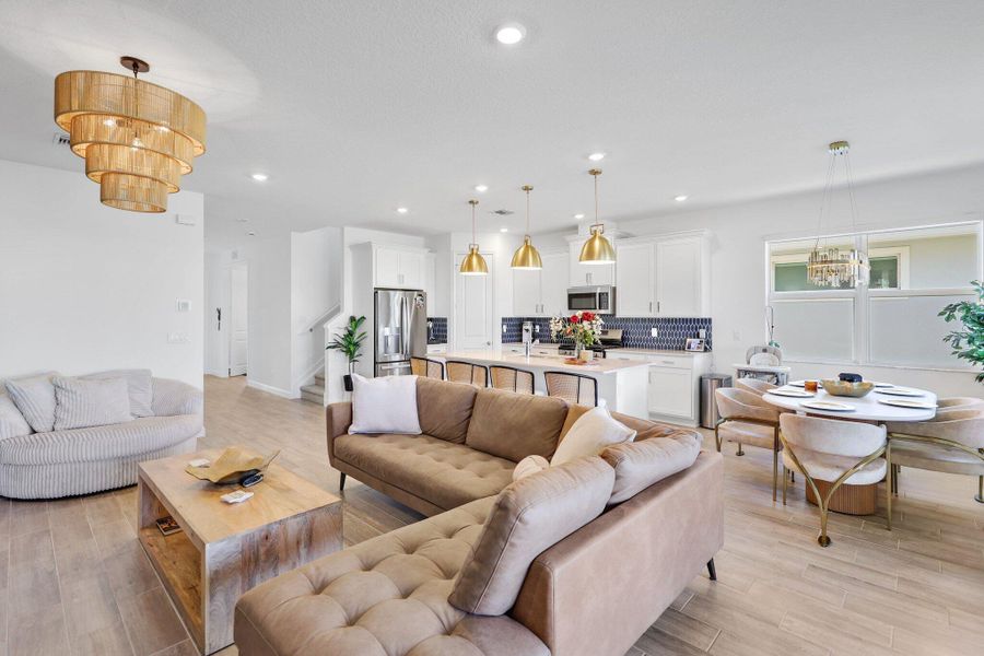 Furnished interior view inside a new home in , Loxahatchee (Image 17).