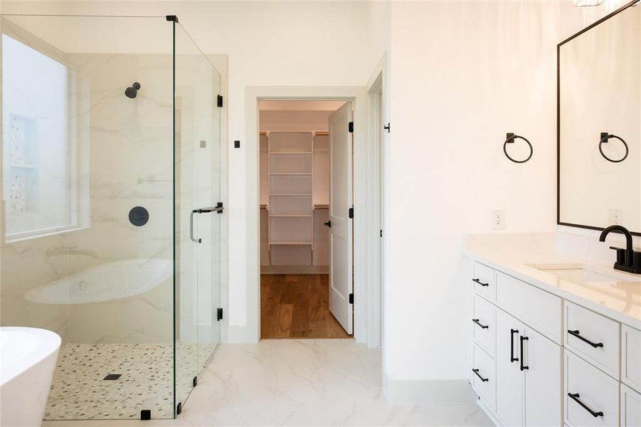 Furnished interior view inside a new home in , Hewitt (Image 7).