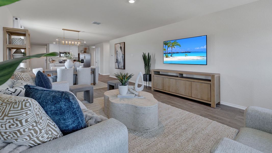 Representative furnished interior of a home built from the The Emma by D.R. Horton in Arroyo Ranch, Seguin (Image 19).