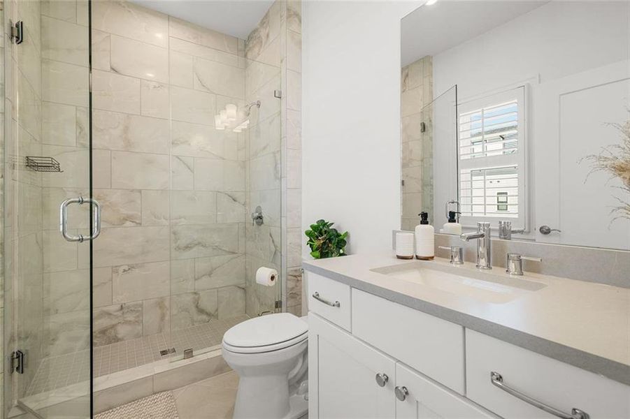 Furnished interior view inside a new home in , Alpharetta (Image 30).