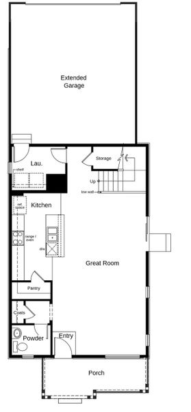 2D floor plan layout of this home in Windler Wildflower, Aurora, CO (Image 2).
