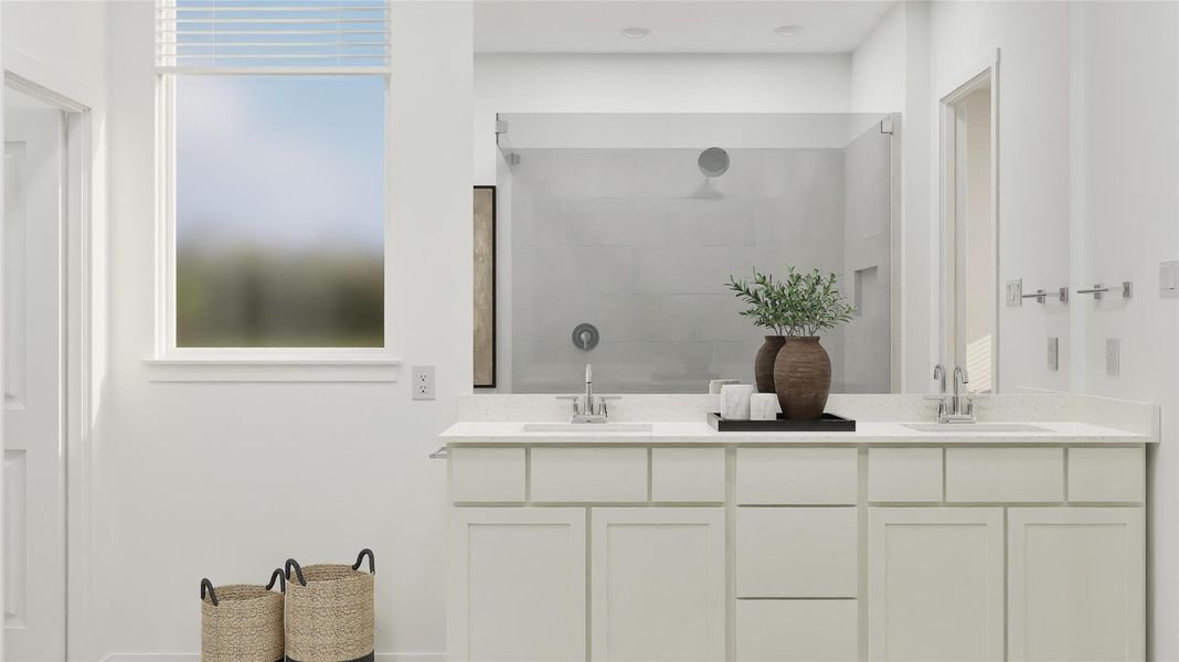 Furnished interior view inside a new home in , Salado (Image 31).