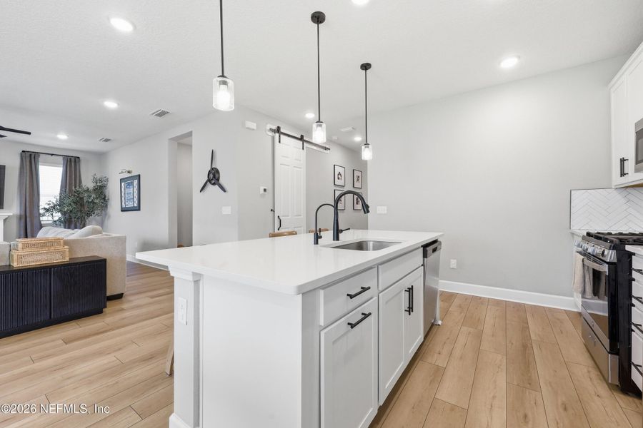 Furnished interior view inside a new home in Tributary, Yulee (Image 37).