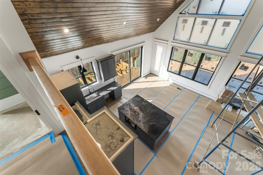 View from the stairs View from the stairs