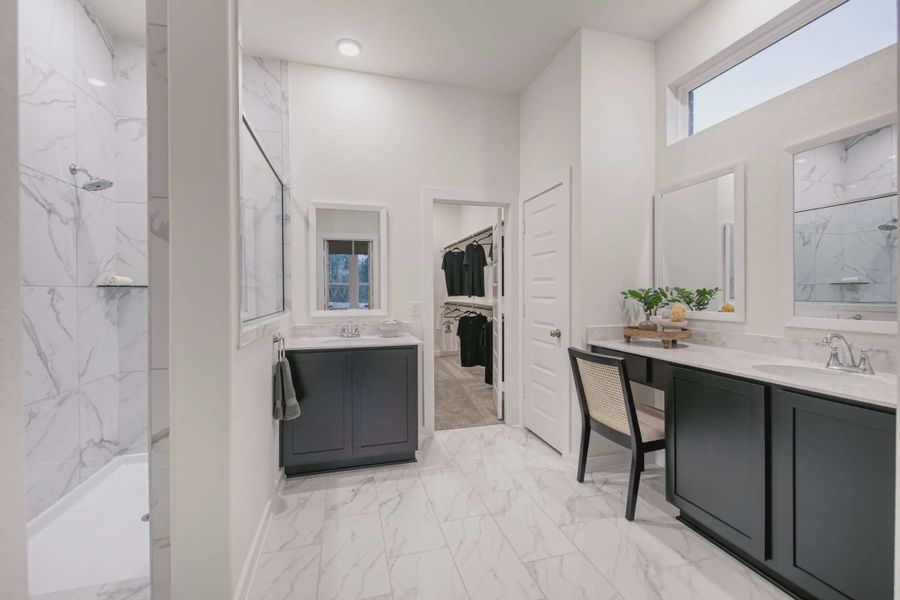 Representative furnished interior of a home built from the Shelby by Chesmar Homes in Buffalo Crossing, Cibolo (Image 10).