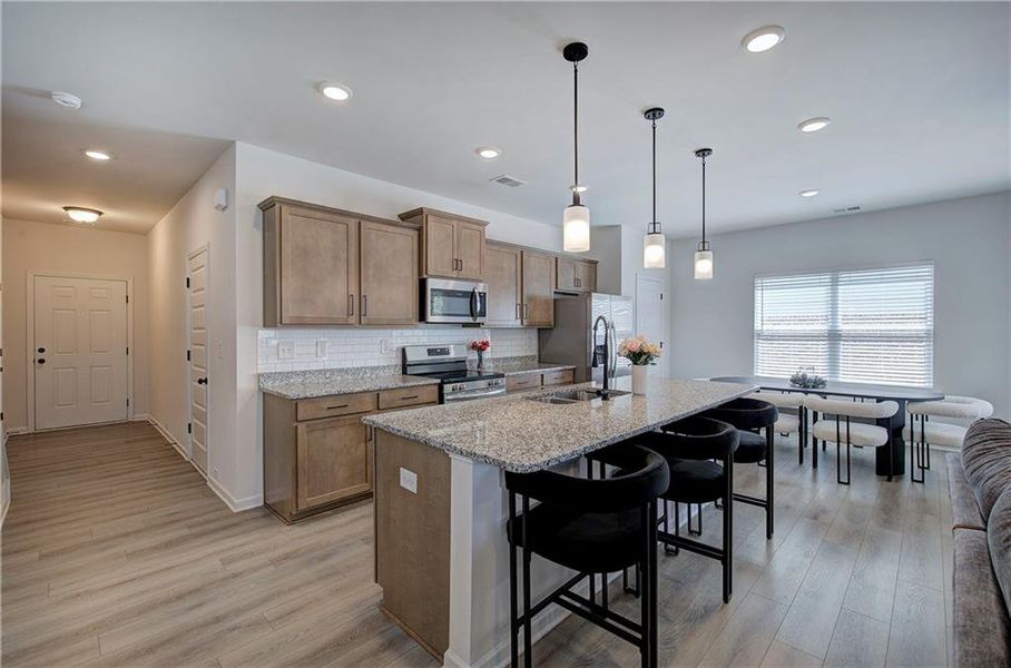 Furnished interior view inside a new home in , Cartersville (Image 13).