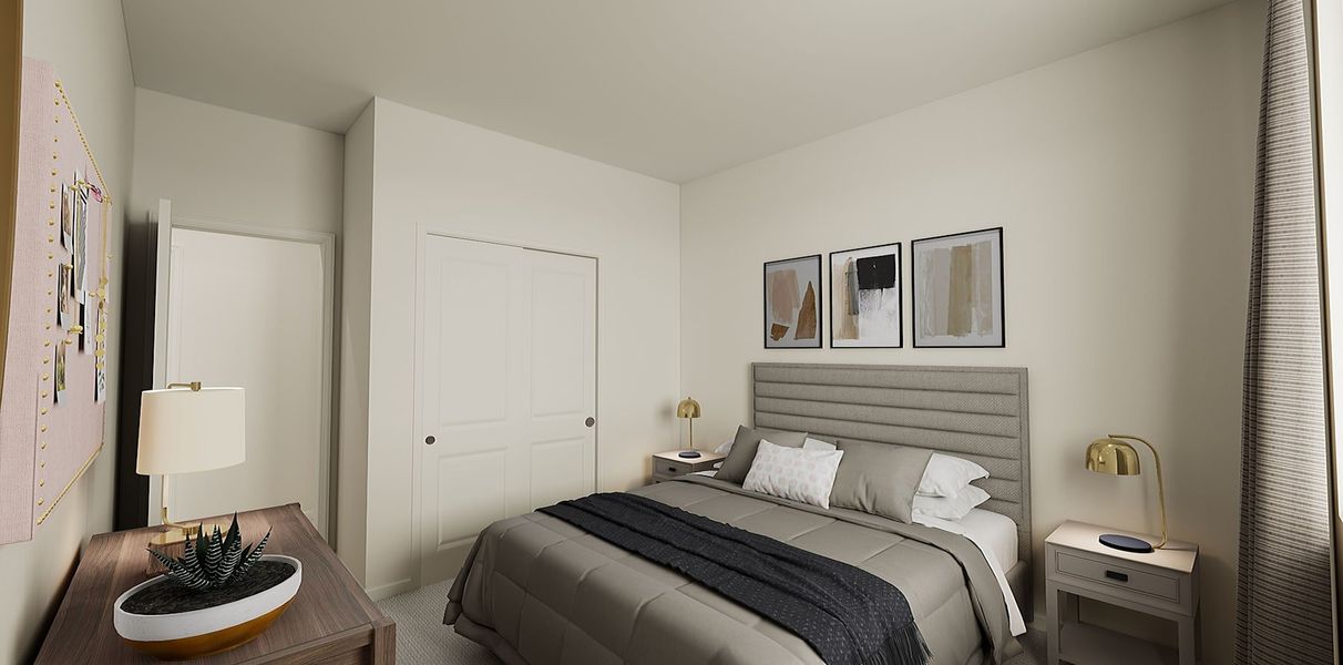 Representative furnished interior of a home built from the 1 by Tri Pointe Homes in Sugar Mill Village, Longmont (Image 33).