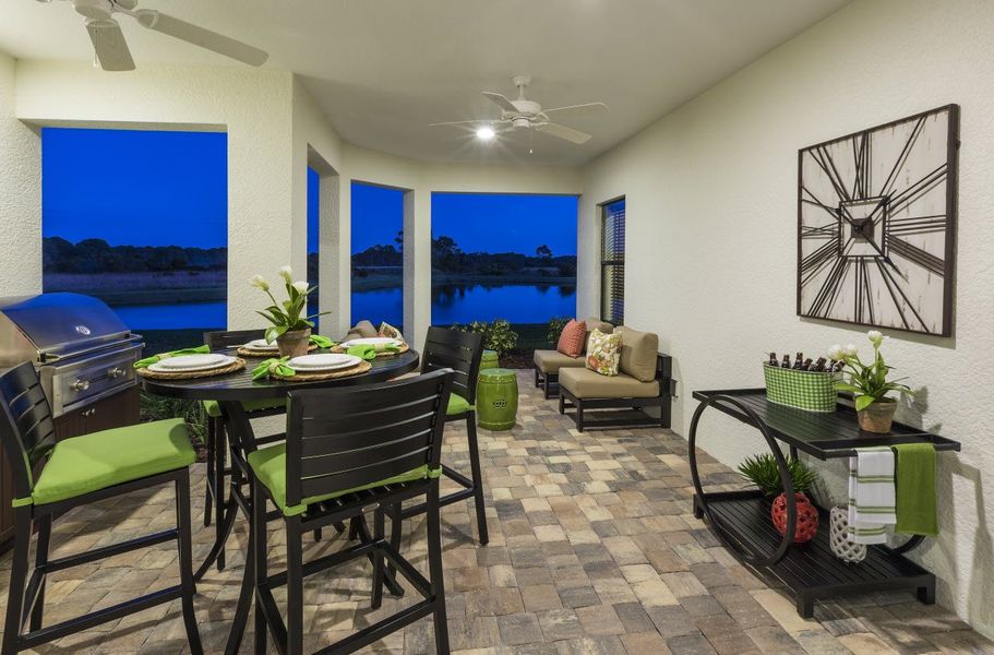 Representative furnished interior of a home built from the White Star by Neal Communities in Grand Park, Sarasota (Image 15).