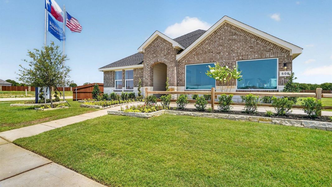 Representative exterior photo of a completed home built from the Kingston by D.R. Horton in Saratoga, Granbury, TX (Image 24). Representative exterior photo of a completed home built from the Kingston by D.R. Horton in Saratoga, Granbury, TX (Image 24).