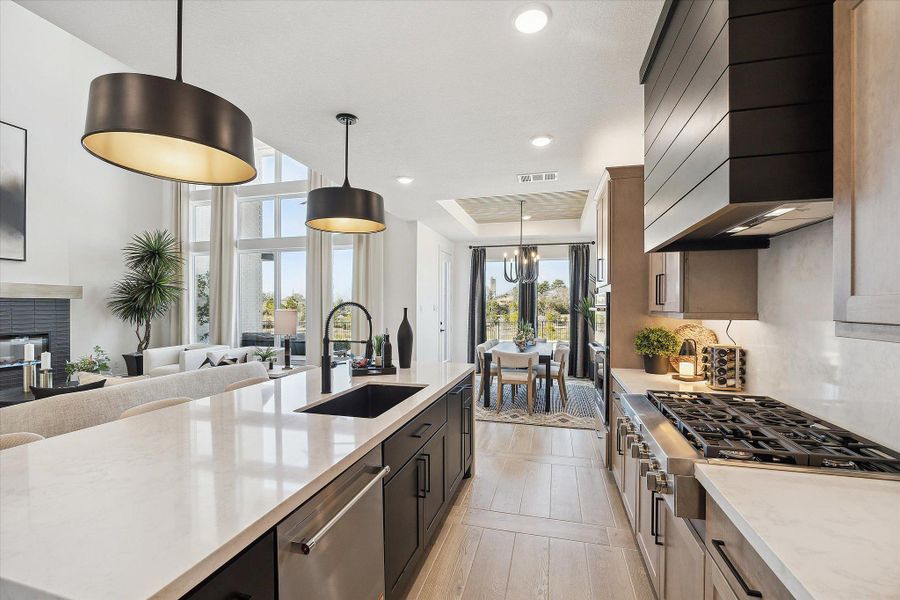 Furnished interior view inside a new home in Cross Creek West, Fulshear (Image 18). Furnished interior view inside a new home in Cross Creek West, Fulshear (Image 18).