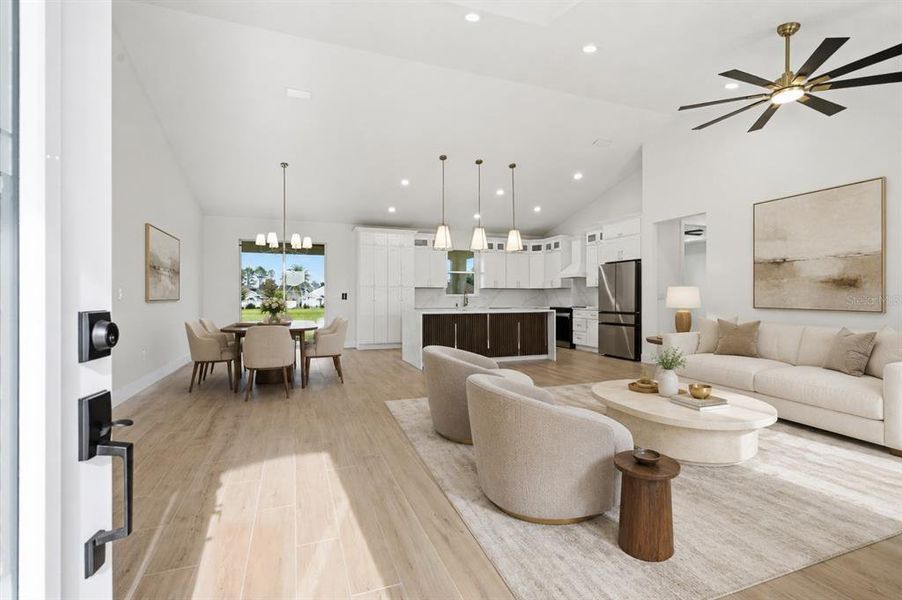 Furnished interior view inside a new home in , Belleview (Image 18).