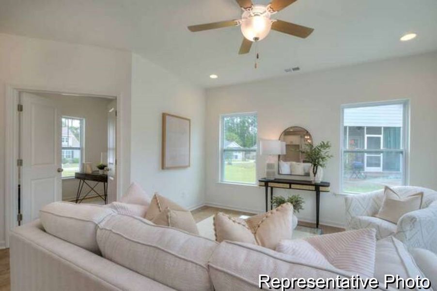 Furnished interior view inside a new home in Reedy Fork Middleton, Greensboro (Image 11).