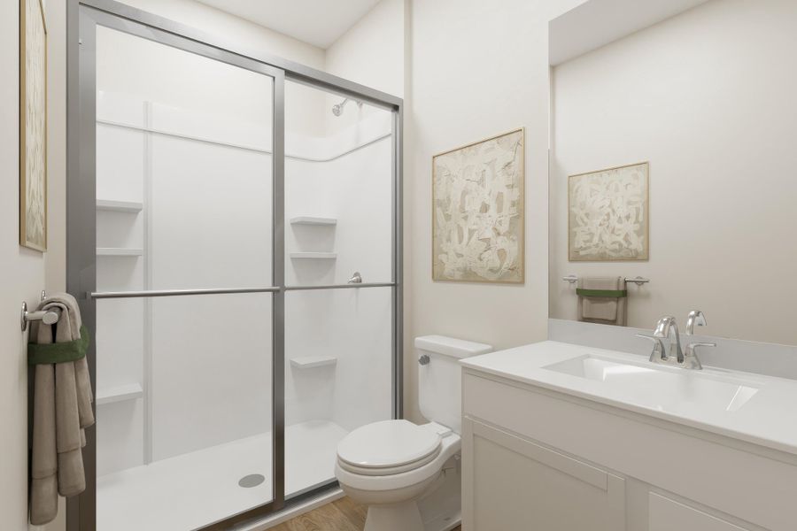 Furnished interior view inside a new home in Somerset, Santee (Image 6).