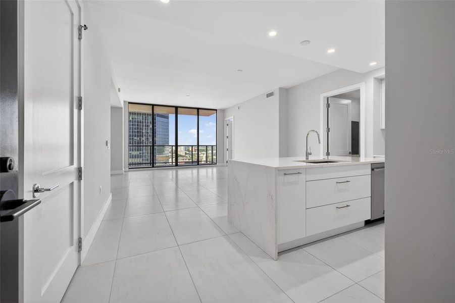 Furnished interior view inside a new home in , St. Petersburg (Image 12).