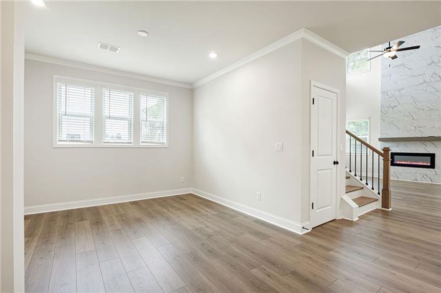 Spacious, unfurnished interior of a new home in Hillside Manor, Powder Springs (Image 45).