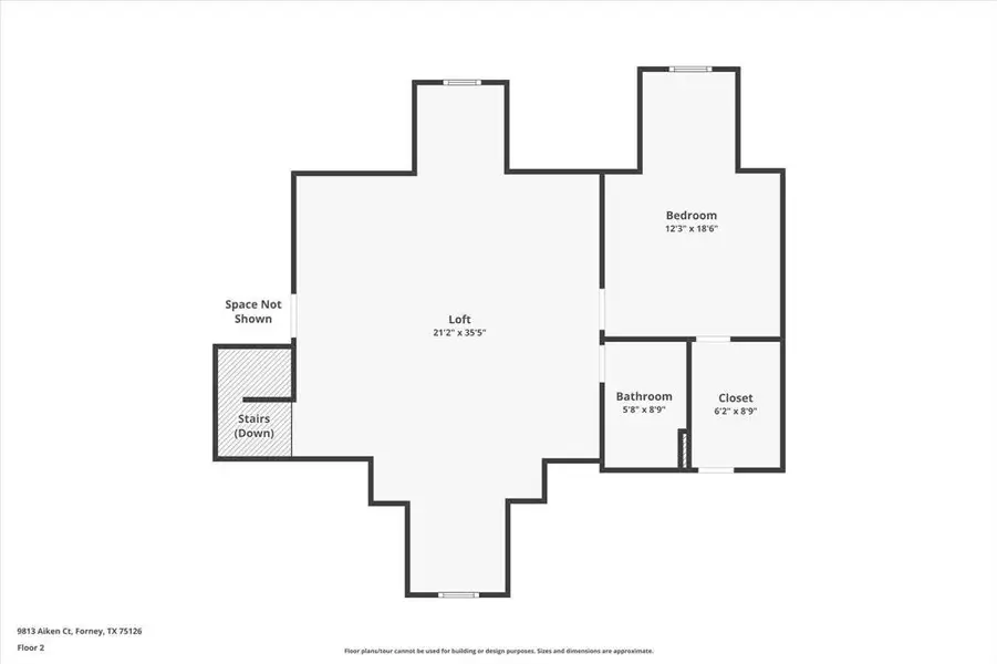 2D floor plan layout of this home in , Mesquite, TX (Image 5).