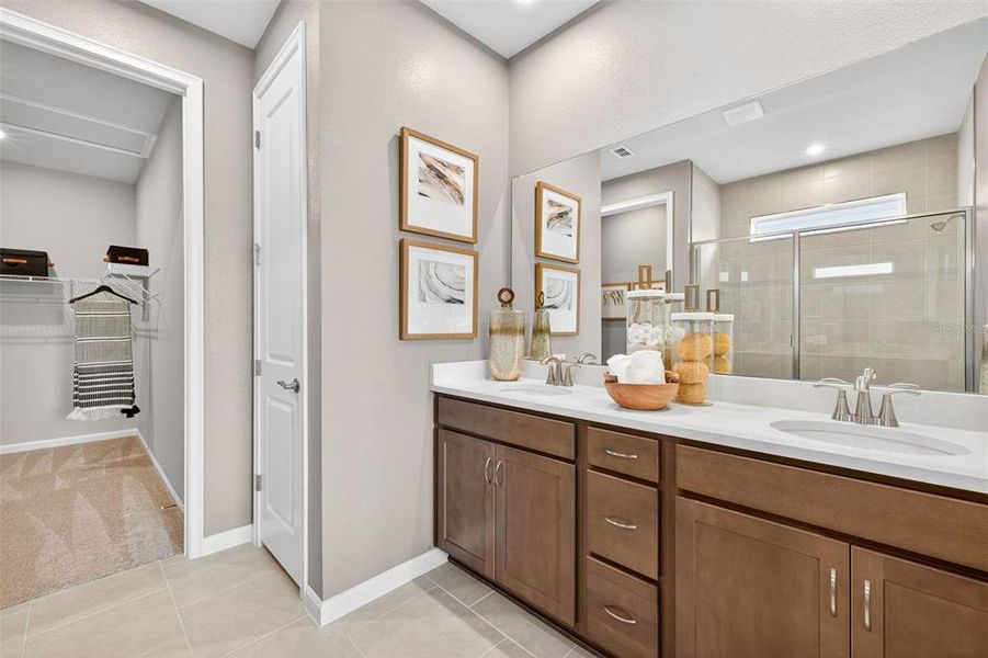 Furnished interior view inside a new home in Crosswind Ranch, Parrish (Image 17). Furnished interior view inside a new home in Crosswind Ranch, Parrish (Image 17).