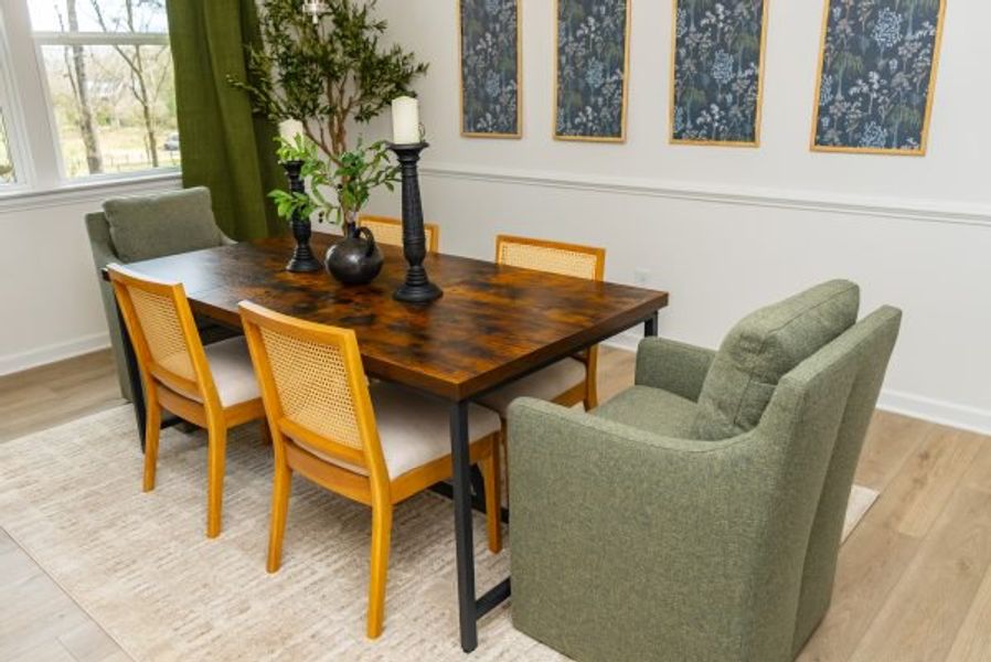 Representative furnished interior of a home built from the Graham by Piedmont Residential in Hampton Ridge, Jefferson (Image 12).