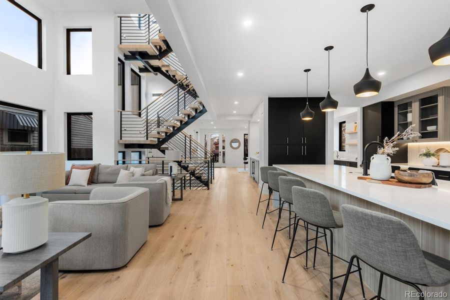 Furnished interior view inside a new home in , Denver (Image 32). Furnished interior view inside a new home in , Denver (Image 32).