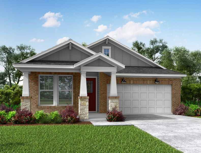 Representative exterior photo of a completed home built from the Maxwell by Beazer Homes in Arabella on the Prairie: Premier Collection, Richmond, TX (Image 2). Representative exterior photo of a completed home built from the Maxwell by Beazer Homes in Arabella on the Prairie: Premier Collection, Richmond, TX (Image 2).