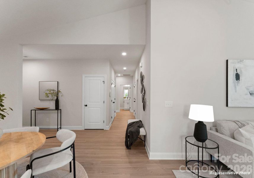 Furnished interior view inside a new home in , Charlotte (Image 14).