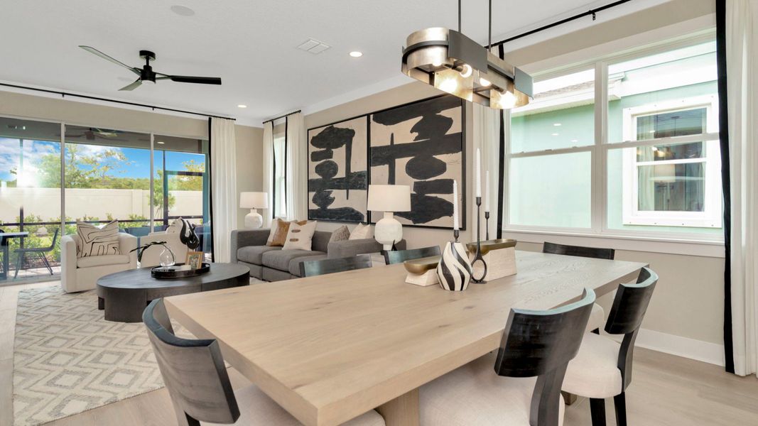 The Dining and Living Room