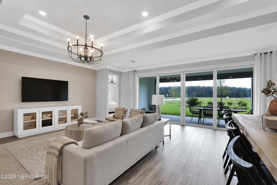 Furnished interior view inside a new home in Hyland Trail, Green Cove Springs (Image 7).