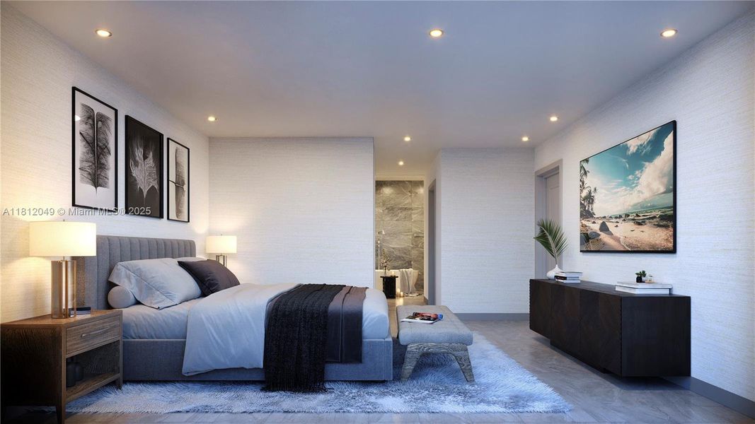 Furnished interior view inside a new home in The Ritz-Carlton Residences, Tampa (Image 6).