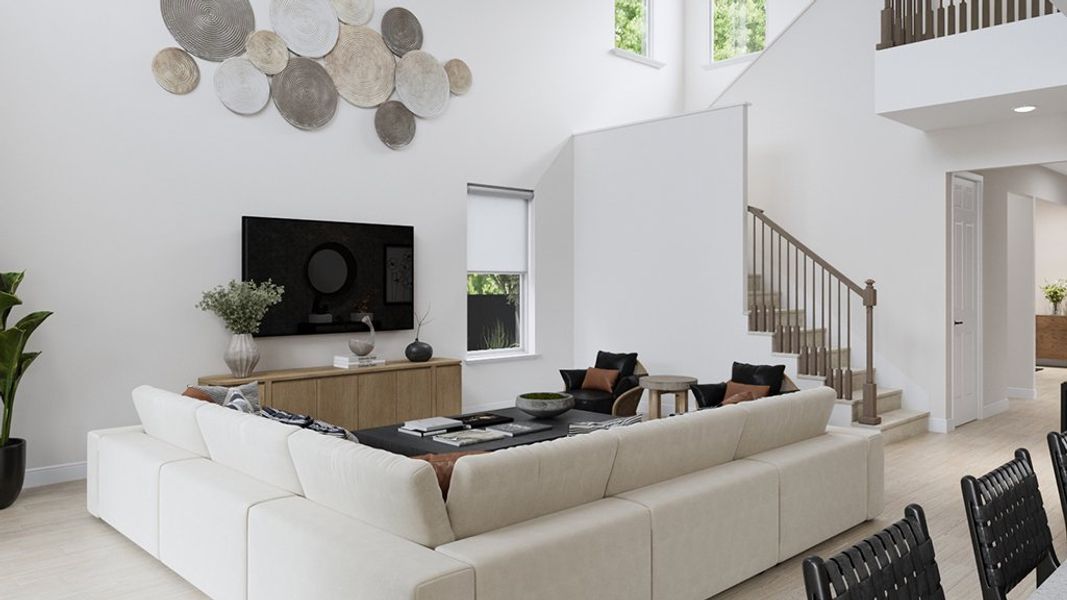 Representative furnished interior of a home built from the Nantucket by Taylor Morrison in Skye Ranch Community Group Page, Sarasota (Image 6).